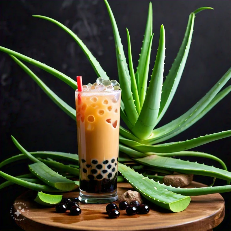 Bubble Tea: The Ultimate Guide to Flavor, Culture, and Entrepreneurship 23 Aloe vera